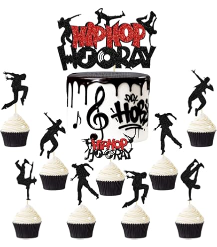 Lot De 25 Décorations De Gâteau D'anniversaire Sur Le Thème « Retour Aux Années 90 » - Décoration Rétro Des Années 80 Pour Enfants, Garçons, Filles, Adolescents, Fête Prénatale, Récompenses Scolaires