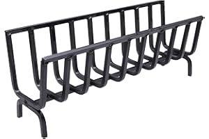 Fonderia Bongiovanni | Brucialegna | porta legna | portalegna da interno | portalegna da esterno | braciere | in ferro per camino e barbecue (cm 72x20x28h)