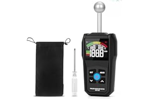OFEACE Testeur Humidité Humidimetre Profondeur d'Analyse 5-40mm, Testeur Humidité Mur Bois Non Destructif avec LCD Couleur et Alarme Aonore, Détecteur Humidité Aous les Matériaux de Construction, Bois, Murs