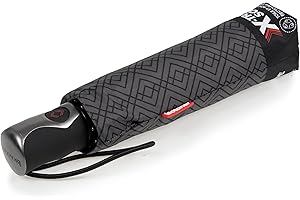 Isotoner Parapluie x-tra solide, ultra déperlant, ouverture/fermeture automatique,