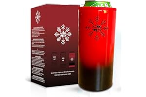 CANTARKTIKA Rafraichisseur Thermos Refroidisseur de canettes et bouteilles de 330 ml 440 ml et 500 ml pour la bière et boissons gazeuses cadeau original homme femme copain copine