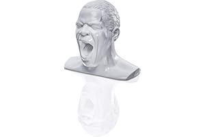 Oehlbach Scream Unlimited – Supporto per cuffie a forma di testa iconica Oehlbach – Conservazione ottimale delle cuffie più grandi fatte a mano – bianco