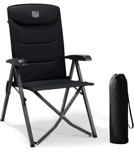 FE Active Chaise De Camping Pliante, Compacte, Légère Et Portable Excellentes Chaises De Camping Pour Adultes Et Enfants Ideal Pour Les Voyages La Randonnee La Peche Et La Plage Concue En