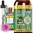 VitaLiver Liver-Health Cleanse and Detox Supplement with Milk Thistle - All-Natural Liquid for 2X Absorption - Chanca Piedra, Dandelion, Artichoke and More