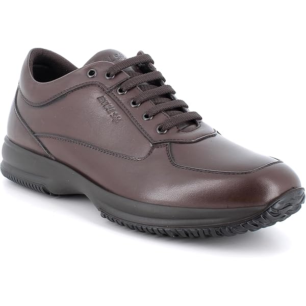 Pantofole Uomo Enval Soft - Doppio Strappo In Pelle, Suola Antiscivolo