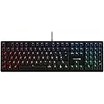 CHERRY G80-3000N RGB, clavier mécanique de gaming avec rétro-éclairage RGB, disposition française (AZERTY), Filaire, Commutat