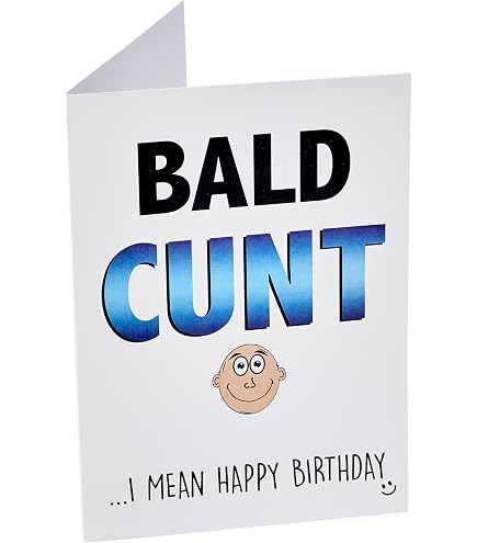 Lustige Geburtstagskarte „Bald C“ – Offensive Humor-Karte Mit Leeren Innen, Unhöflich & Witzig