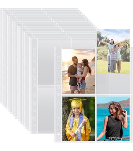 Viquel Pack Of 25 Perforated Pockets – Two Sizes A4/A3 – BigaMart - View #13