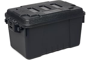 PLANO Sportsman's Trunk – Scatola portaoggetti di grado militare con coperchio, resistente, grande, da campeggio ed esercito, perfetto per caccia, paintball, softair, casa, diversi colori e dimensioni