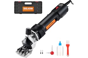 GDJOB Forbici elettriche, Tosatrici professionali per tosatura delle pecore da 350 W, Forniture per animali da compagnia per la rasatura della lana da pelliccia