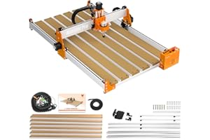 FoxAlien Kit de extensión 4080 para máquina de enrutador CNC Masuter Pro, área de trabajo extensible a 40 x 80 cm