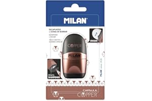 Milan Erasers, Metal, White, Small