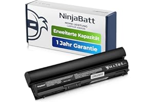 NinjaBatt Battery for Dell E6230 E6320 E6330 E6220 RFJMW K4CP5 E6430S 7FF1K FRR0G J79X4 MHPKF V7M6R TPHRG YJNKK 5X317 312-1381 312-1241 312-1446 312-1380 - High Performance [6 Cells/4400mAh]
