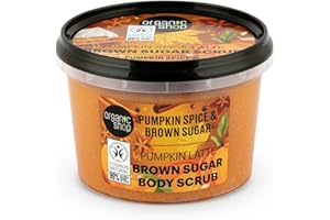 Organic Shop Pumpkin Spice Latte Body Scrub Brown Sugar (250ml)