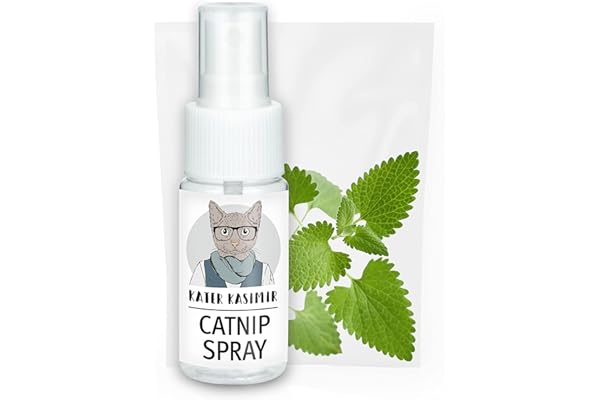 Kater Kasimir Spray d'herbe à Chat (Catnip Spray) pour Chats. pour Arbre à Chat. 100% Naturel sans additifs