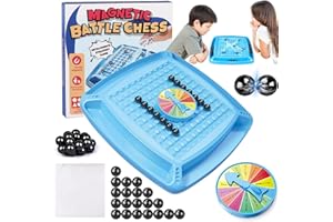 ZZRSYJ Jeu d'Échecs Magnétique,Jeu d'Échecs à Effet Magnétique, Magnetic Chess Game,Jeu De Pierres Magnétiques,Jeu Magnétique De Table, Magnetic Chess Set,pour Amusement en Famille Et Apprentissage