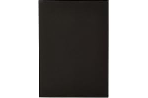 Scola Basic Black A3 170gsm Card Pack, 50 Sheets for Crafting, Children Art Activities & Scrapbooking, For Kids & Schools