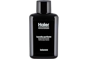 Haier Parfum Intense, Parfum de Linge pour Lave-Linge, Essence Concentrée pour le Linge et les Vetements, Formule Active Longue Durée, Jusqu'à 5 Semaines, 20 Cycles, 100 ml