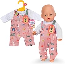 BABY Born Deluxe Conjunto De Lluvia 836460 - Chubasquero Amarillo, Pantalón Y Botas Rosas Para Muñecas De Hasta 43 Cm (Edad 3+ Años)