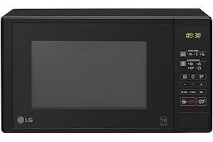 LG MS2042D Forno Microonde i-Wave 20 Litri, 1000 W, Cavità Anti Batterica EasyClean, Programmi Automatici, Dual Body, Display LED, Piatto Girevole - Nero