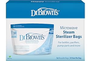 DR. BROWN'S Dr Browns 5 sacchetti di sterilizzazione al microonde per biberon
