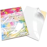 50 Sheets A4 White Glossy Self Adhesive/Sticky Back Label Printing Paper Sheet