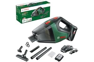 Bosch Aspirateur sans fil UniversalVac 18 (batterie 2,5 Ah, système 18 V, dans une boîte en carton)