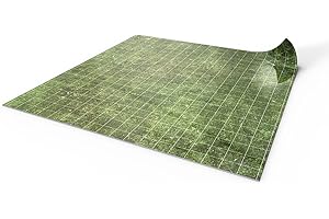 PLAYMATS Tapis effaçable à Sec RPG 50 x 50 cm - Herbe (carré)