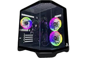 NitroPC - PC Gaming Avanzado Bronze V2 (AMD Ryzen 5 5655G 6/12 4.4GHz, RX Vega 7, RAM 16GB, M.2 1TB, Windows 11 Pro, WiFi) Ordenador de sobremesa, PC Gamer (Negro)