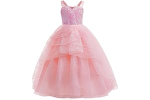 Marendyee Princess Costumes for Girls Witch Costume Kids Birthday Christmas Fancy Dress up Party Cosplay Sequin Outfit Dresses