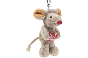 SCHAFFER KNUDDEL MICH! Schaffer 0234 llavero de peluche ratoncito con corazon
