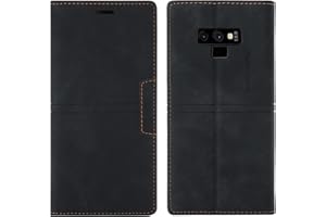 OKZone Cover per Samsung Galaxy Note 9, Cover a Libro Samsung Note 9, Custodia in Pelle Samsung Note 9 Magnetica [Portafoglio] Custodia Silicone TPU Antiurto,Funzione Supporto Slot Schede (Nero)