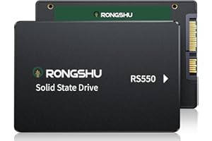 RONGSHU 2TB SATA SSD 2.5'' Unidad de Estado sólido Interna, SATA III 6 GB/s, hasta 550 MB/s, SSD Interna 3D NAND, actualiza portátiles, PC y computadoras de Escritorio (RS550)