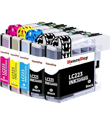 IColor Tintenpatrone Für Brother Drucker | Schwarz, Ersetzt LC-123BK – Für J4410dw & Mehr