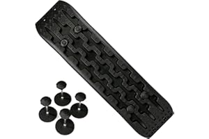 ‎CAMPNETIC Campnetic Sandboards mit magnetischer Halterung - Sandbleche Offroad - Kein Bohren, einfaches Anbringen - Camper Zubehör - Offroad Zubehör - Anfahrhilfe Schnee - Anfahrhilfe Wohnmobil (schwarz)