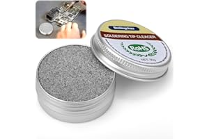 Bmliingchau Lötspitzenreiniger, 30g Lötspitzen-reaktivator Bleifrei, Lötspitzen Reaktivator, Lötspitzenreiniger Tip Tinner Cleaner zur Reaktivierung Oxidierter Lötspitzen
