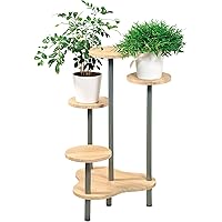 Kesper Blumenständer, Metall, Beige, 44 x 44 x 72.5 cm