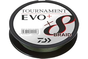 Daiwa Tournament X8 Braid EVO + 270 m ciemnozielona pleciona żyłka wędkarska