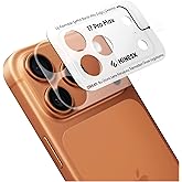 Minesk iPhone 17 Pro Max i&ccedil;in Kolay Kurulum Kamera Adası Lens Etrafı Koruyucu TPU Film &ndash; Tam Kaplayan Koruma 2&rsquo;li Paket (17 P