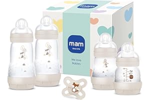 MAM Easy Start Anti-Colic Geschenk-Set, 5tlg., 0+ M, beige