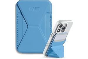 MOFT Magnetyczny stojak na portfel, kompatybilny z iPhone serii 17/16/15/14/13/12, regulacja kąta i kompatybilny z Magsafe, stojak na telefon MOVAS, wyblakłe dżinsy
