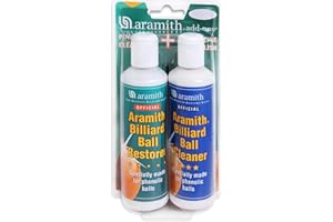 ARAMITH by Saluc Billiard Ball Cleaner & Ball Restorer in a Blister 8.4 fl.oz. bottles