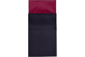 DonDon pochette da taschino Uomo con base in cartone e angoli ripiegati grandezza modificabile fazzoletto da taschino