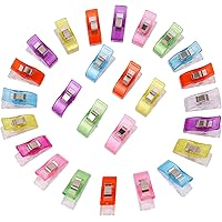 metagio 200 Stück Stoffklammern Wonder Clips Nähen Zubehöre Nähzubehör Stoffklammern Clips zum Nähen für Nähen, Quilting…