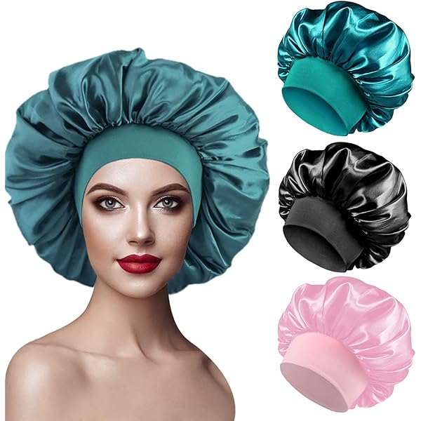 8 Pezzi Cuffia In Seta Elastica Turbante Di Seta Per Dormire Scrunchies Morbidi