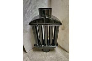 STRUCTIO INTERNATIONAL Scambiatore di calore di scarico, scambiatore di aria calda, radiatore di fumo, tubo di fumo, tubo di fumo, tubo di fumo, tubo di fumo, tubo di scarico, 5 tubi, ammortizzatore in lamiera d'acciaio