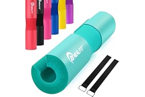 NEALFIT Barbell Pad Squat Pad for Squats—Squat Bar Pad—Great for Weightlifting,Lunges and Hip Thrusts—Foam Sponge Pad—Fit Standard and Olympic Bars Perfectly