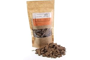 ALCOFERMBREW American Oak Chips Medium Toasted 100g – Enhance Wine & Beer with Coconut, Vanilla & Caramel Notes – Smooth Finish & Balanced Sweetness – Natural Oak Flakes for Barrel Ageing Flavour
