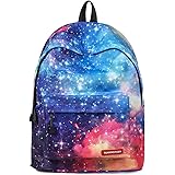 FANDARE Zaini Casual Galaxy Zainetto Ragazze Cartelle Donna Zaino Scuola con Astuccio Adolescente Zaino da viaggio Ragazzi Za