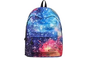 FANDARE Plecak Galaktyka Torby szkolne Tornister Teen Torby szkolne Wypoczynek Chłopcy Dziewczęta Torby Podróżne Torby Szkolne Kobiety Wielokolorowe Plecaki Dzienne z Piórnikiem Dziecięcym Wodoodporny